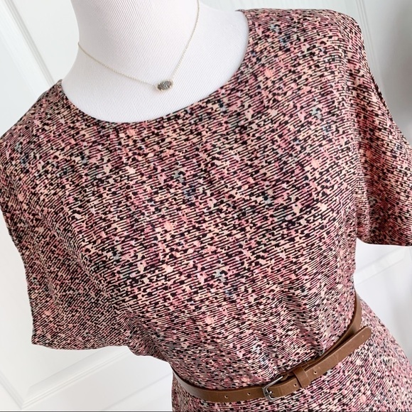 BCBGeneration Belted Open Back Dress - Picture 2 of 8